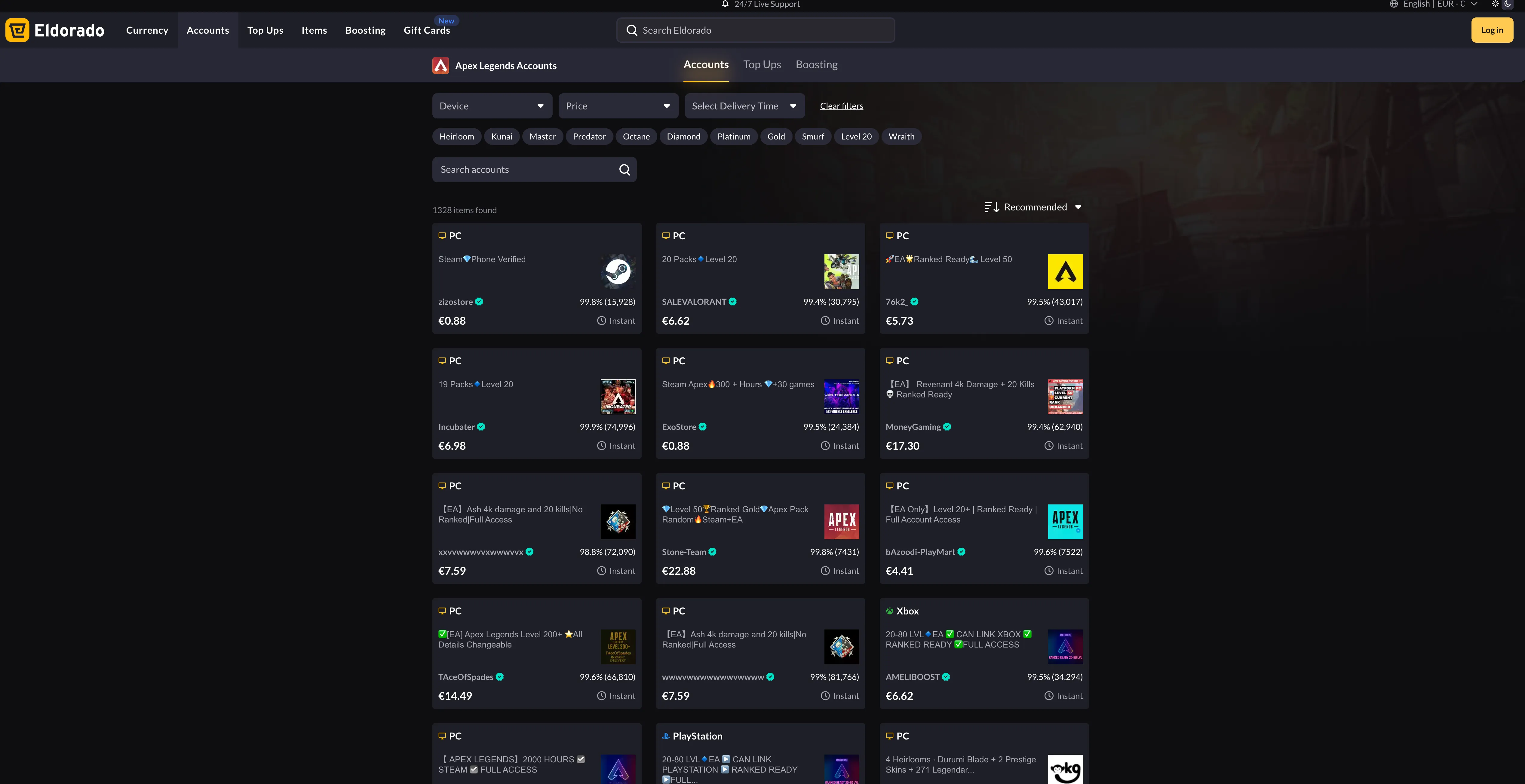 Eldorado apex legends